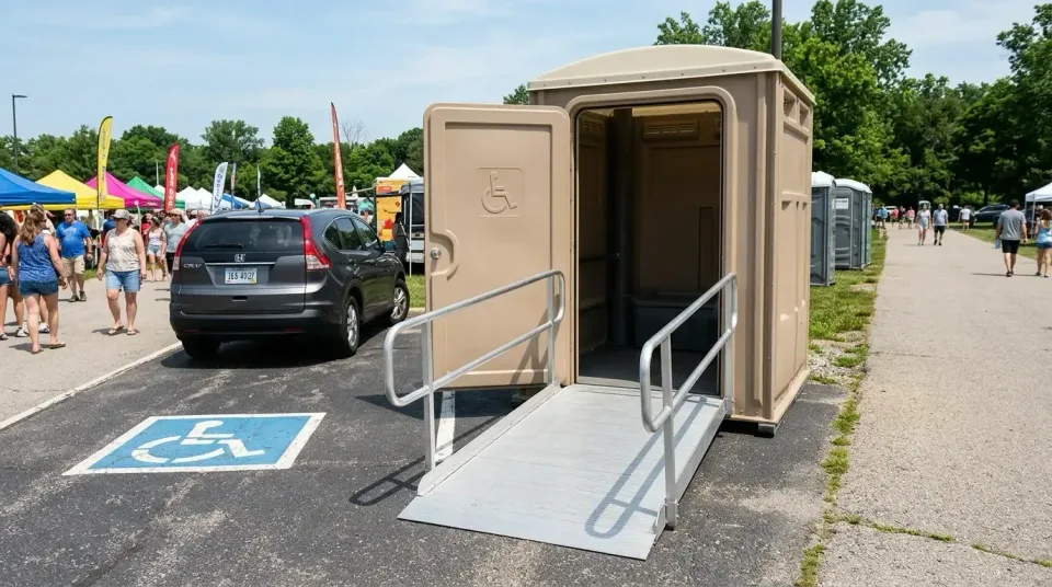 Ada Portable Restroom — Outdoor Event Ada Portable Restroom — Outdoor Event