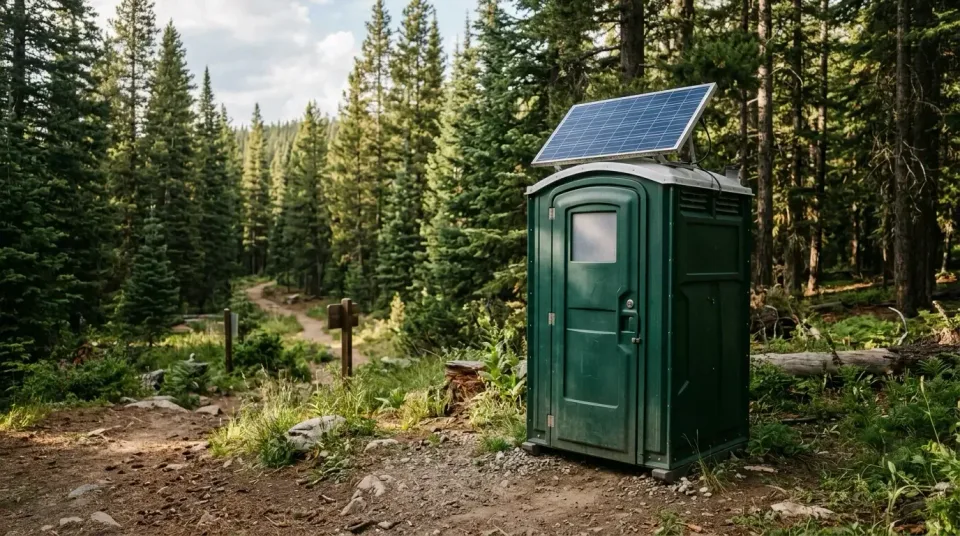 Portable Toilet — Outdoor